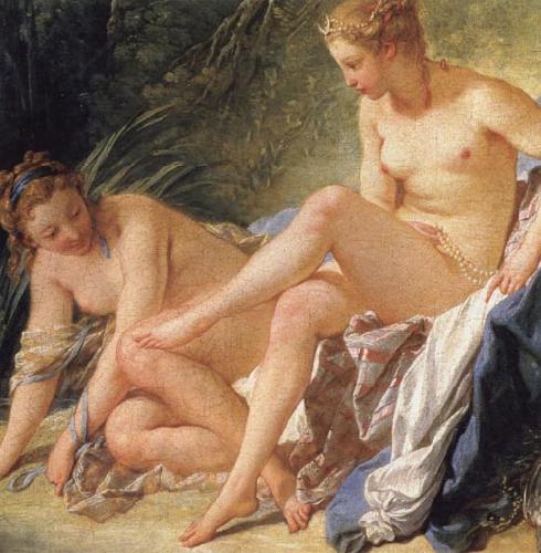 Francois Boucher Diana at the Bath(detail)